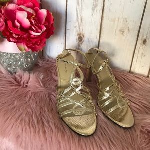 Tahari Shoes - Tahari Sandal Gold Tahari Shoes - Tahari Sandal Gold